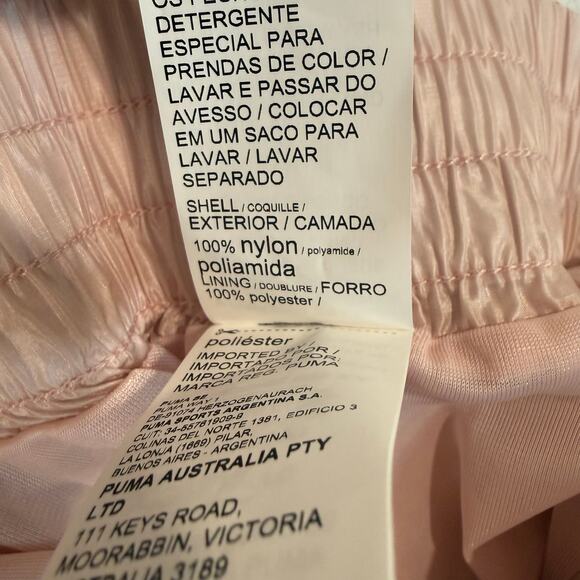 Puma Women’s Iconic T7 Woven Track Pants Lotus Pink Size L Athletic Jogger NEW - Picture 8 of 9